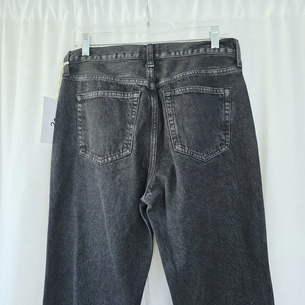 NWT! Etica Flares Jeans Size 29‎ Black High Rise 100% Cotton Denim Y2K Grunge